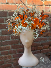 Load image into Gallery viewer, Cempasúchil Flower Crown Pre-Order for Día de los Muertos