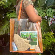 Load image into Gallery viewer, Transparent Colorblocked Tote Bag