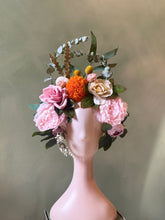 Load image into Gallery viewer, Cempasúchil Flower Crown Pre-Order for Día de los Muertos