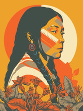 Load image into Gallery viewer, Tongva Woman Mural Print | LWP x ABCNT Collab
