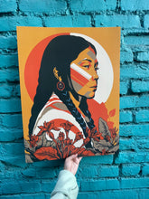 Load image into Gallery viewer, Tongva Woman Mural Print | LWP x ABCNT Collab