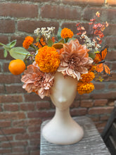 Load image into Gallery viewer, Cempasúchil Flower Crown Pre-Order for Día de los Muertos
