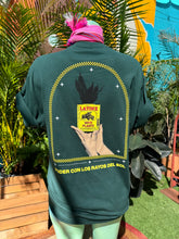 Load image into Gallery viewer, Forest Green Latinx with Plants T-Shirt | LWP x Bella Canvas
