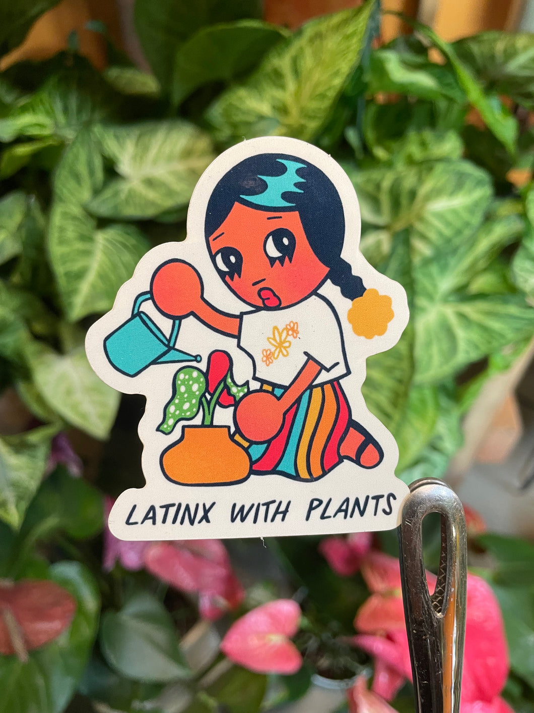 Begonia Girl Sticker | LWP x Karla Jacome Collab