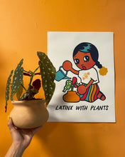 Load image into Gallery viewer, Begonia Girl Print (14&quot;x18&quot;) | LWP x Karla Jacome Collab
